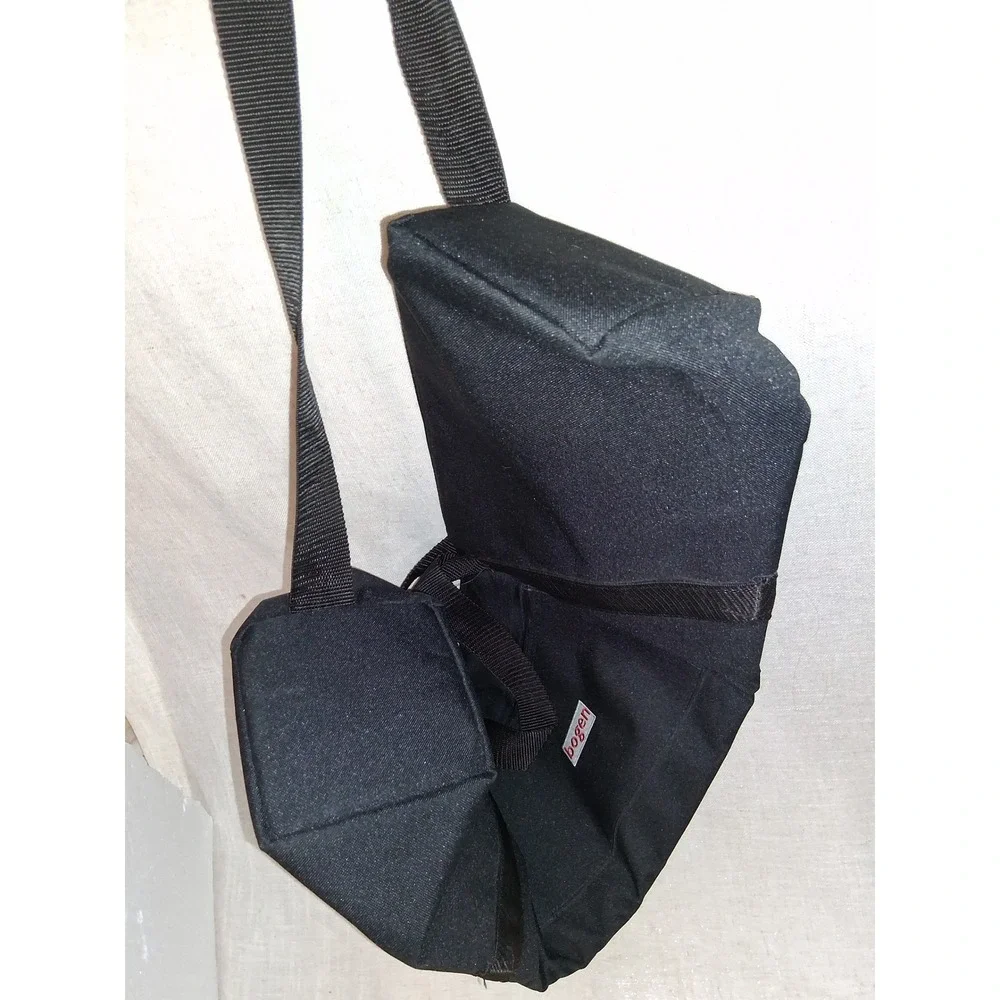Bogen Tripod Carrying Case Bag Black Canvas 36 Inch Shoulder Strap Zippered Pock